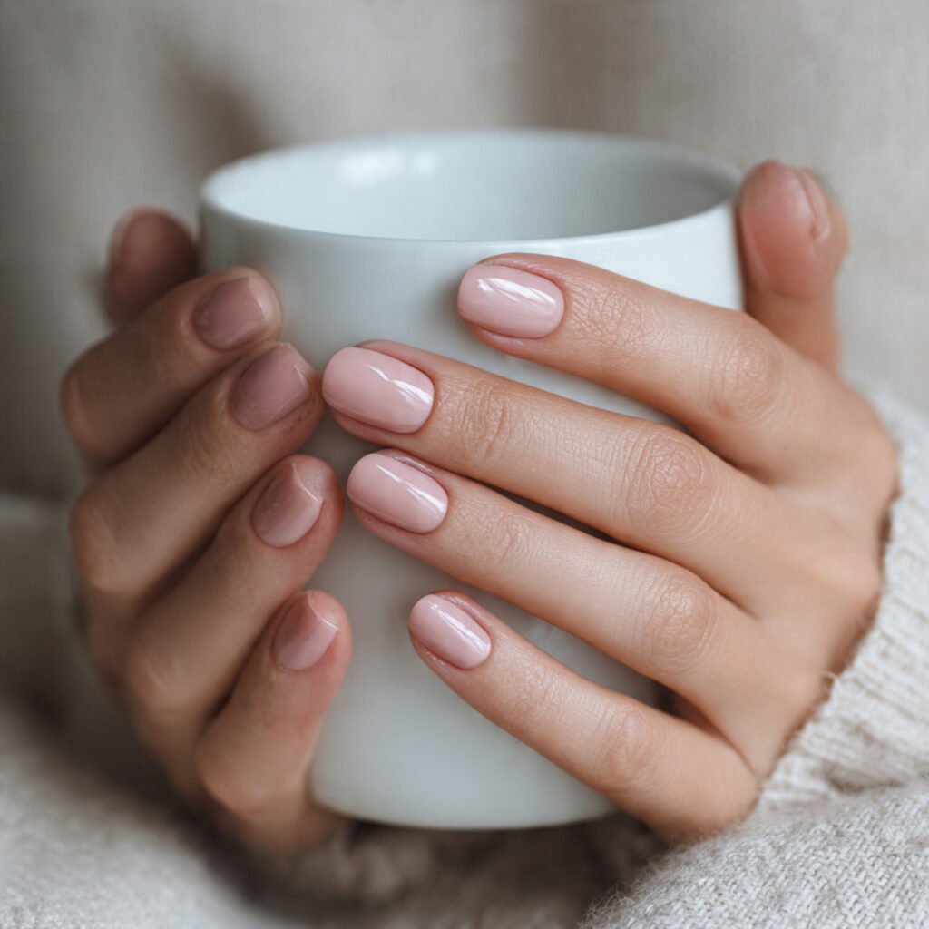 Blush Pink Easter Nail Ideas