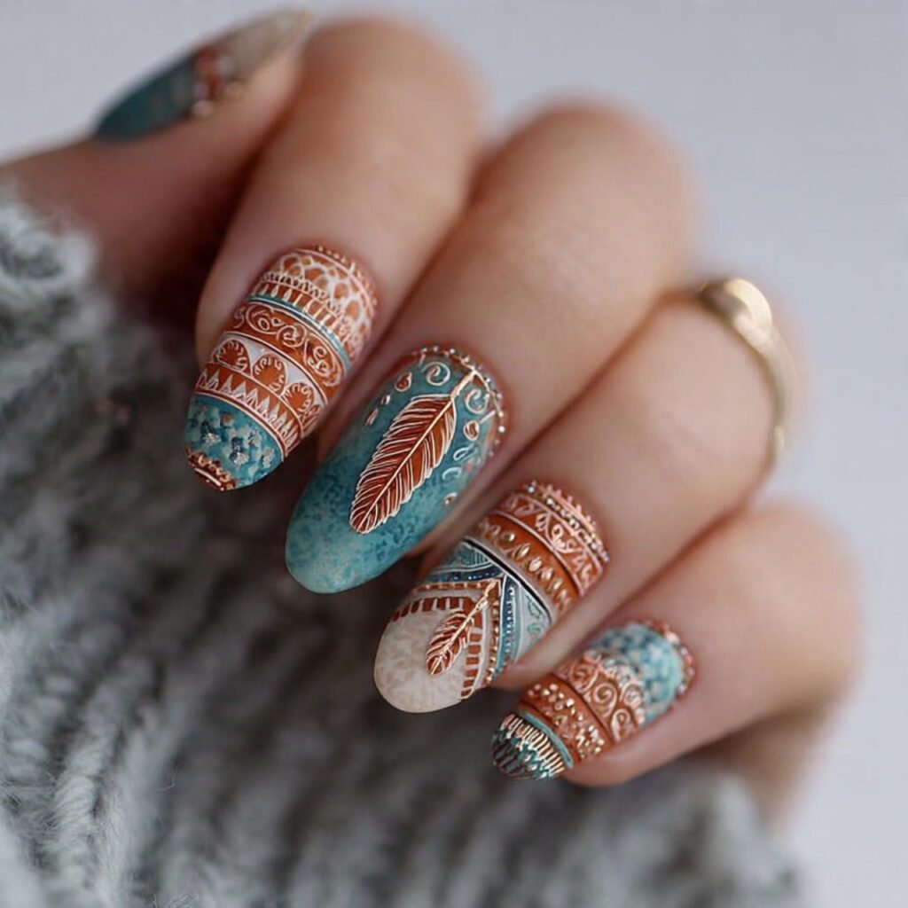 Boho Nail Ideas