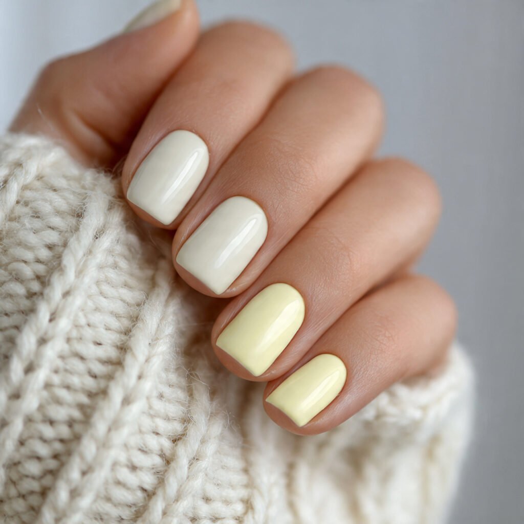 28 Fresh Butter Yellow Nail Ideas Every Nail Lover Needs to See 29 Butter Yellow Accent Nail Ideas