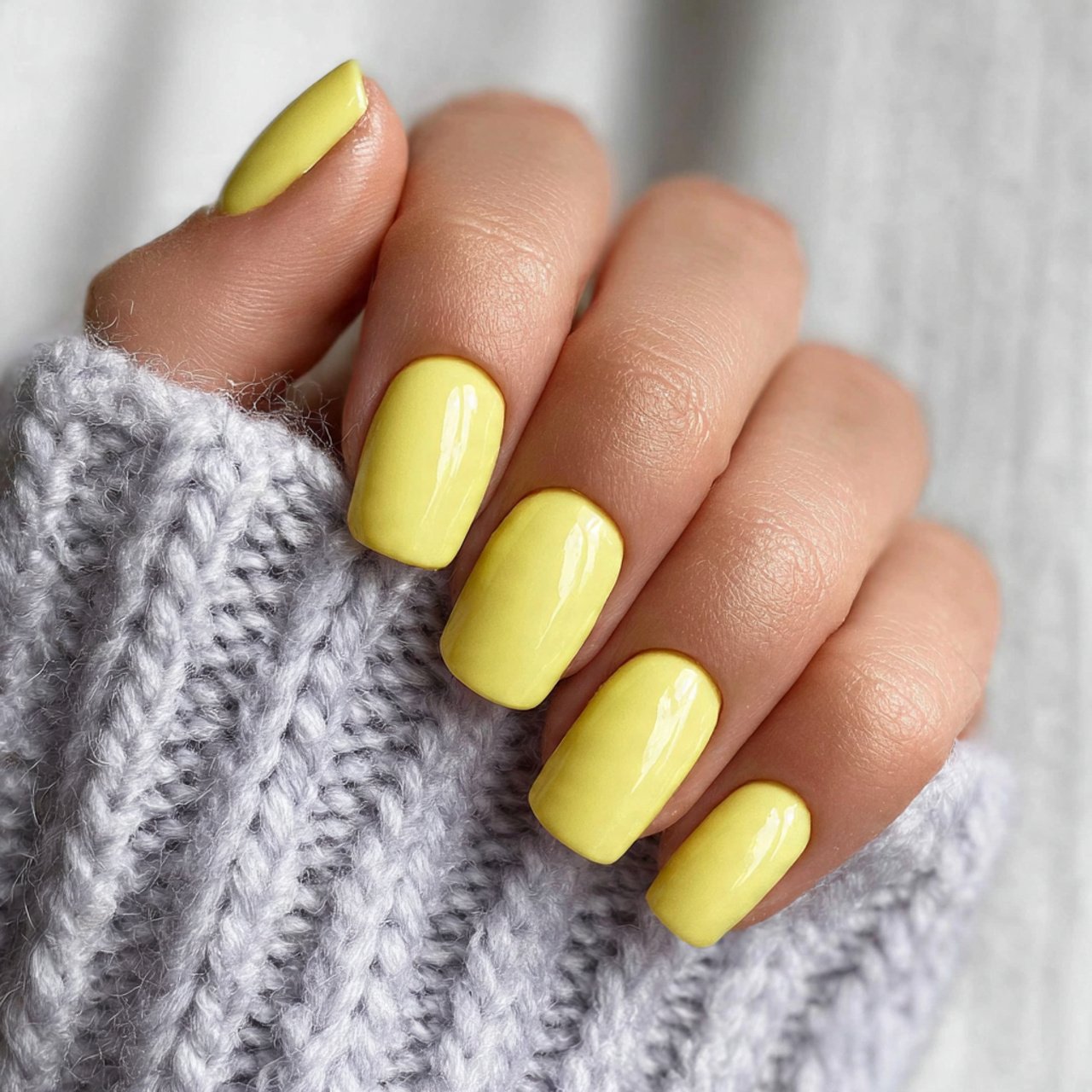 butter yellow nail ideas