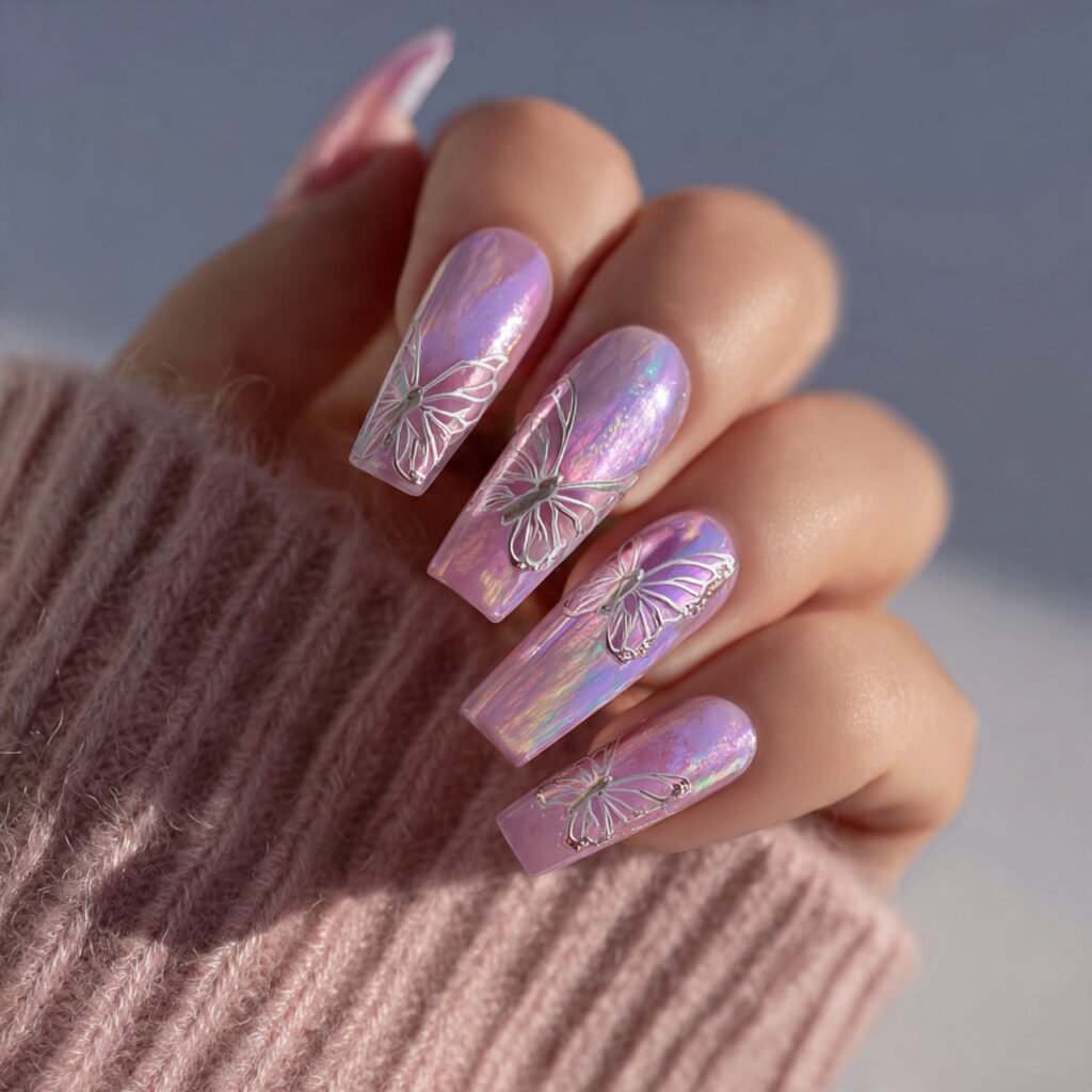 Butterfly Nail Ideas