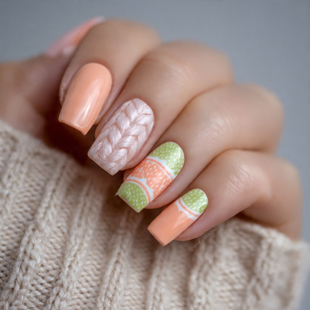 Cantaloupe Melon Pastel Patterns