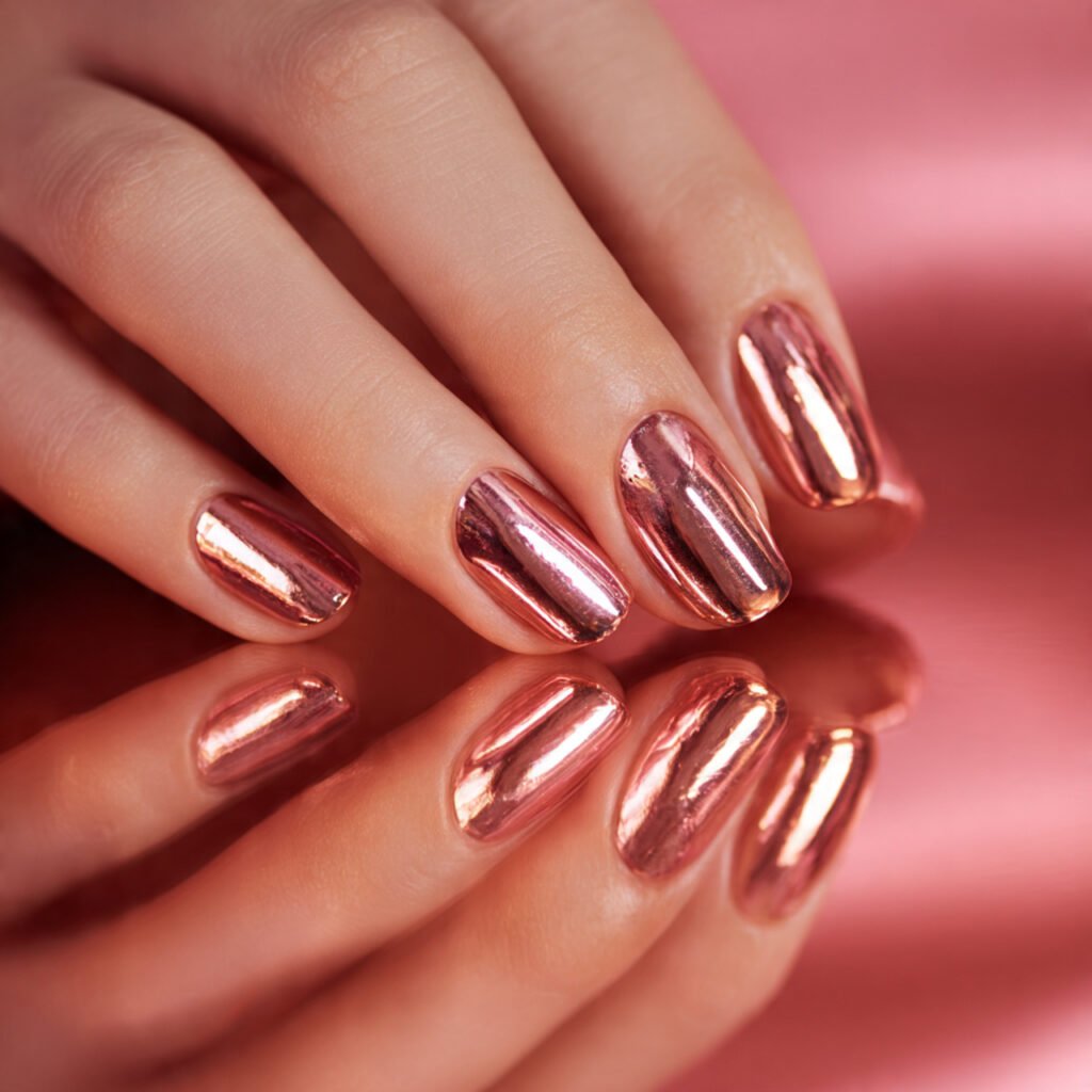 Chrome Gel Nail Ideas for Spring