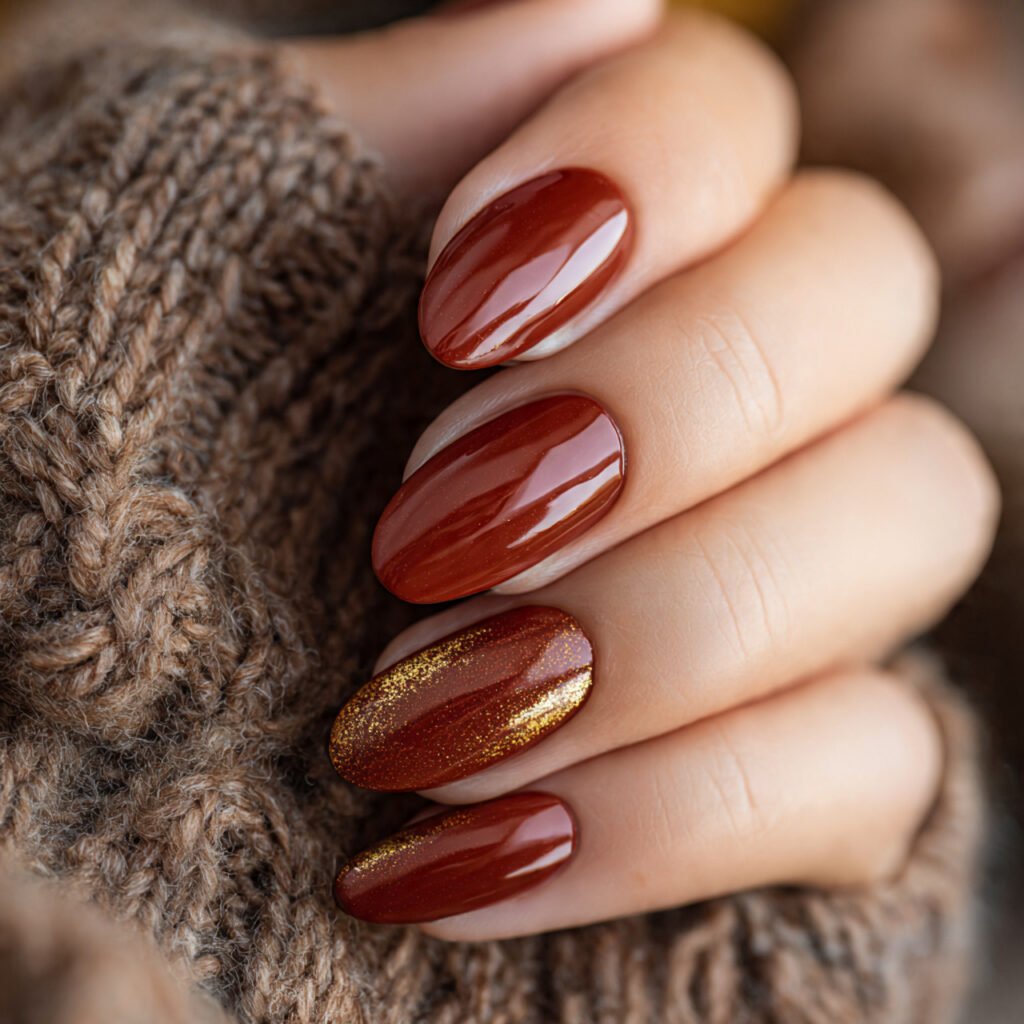 26 Stunning Fall Nail Ideas to Transform Your Look This Season 24 Cinnamon and Spice Nail Ideas