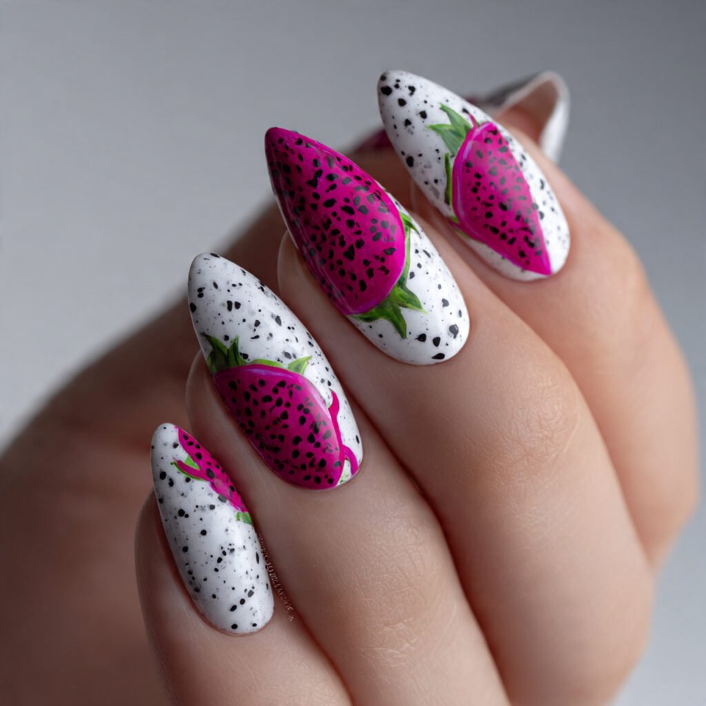 Dragon Fruit Speckled Art