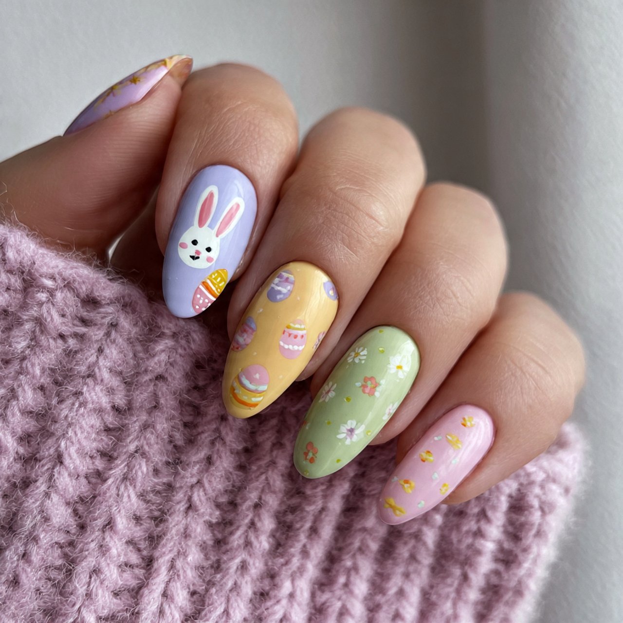 easter nail ideas pastel
