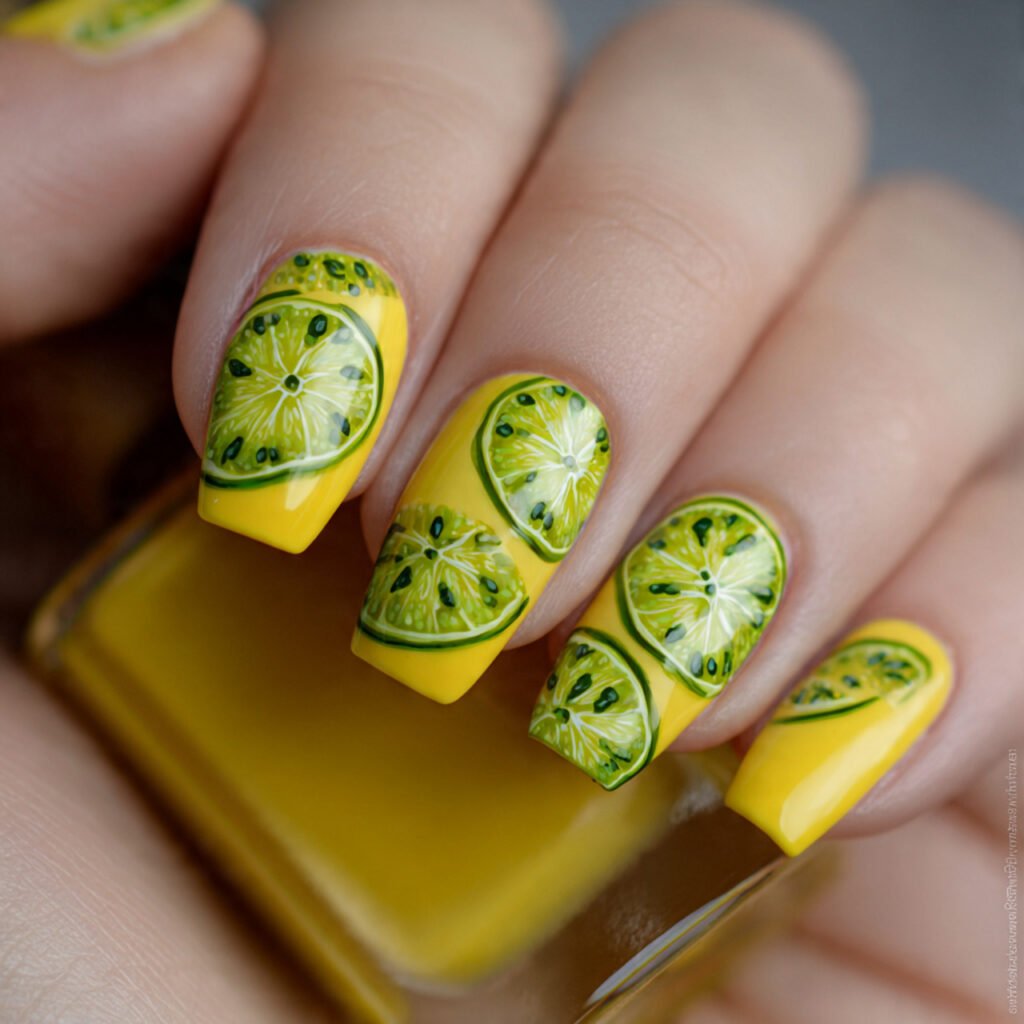 Exotic Starfruit Geometric Shapes