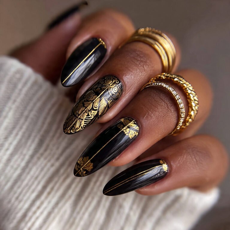 fall nail ideas for black women