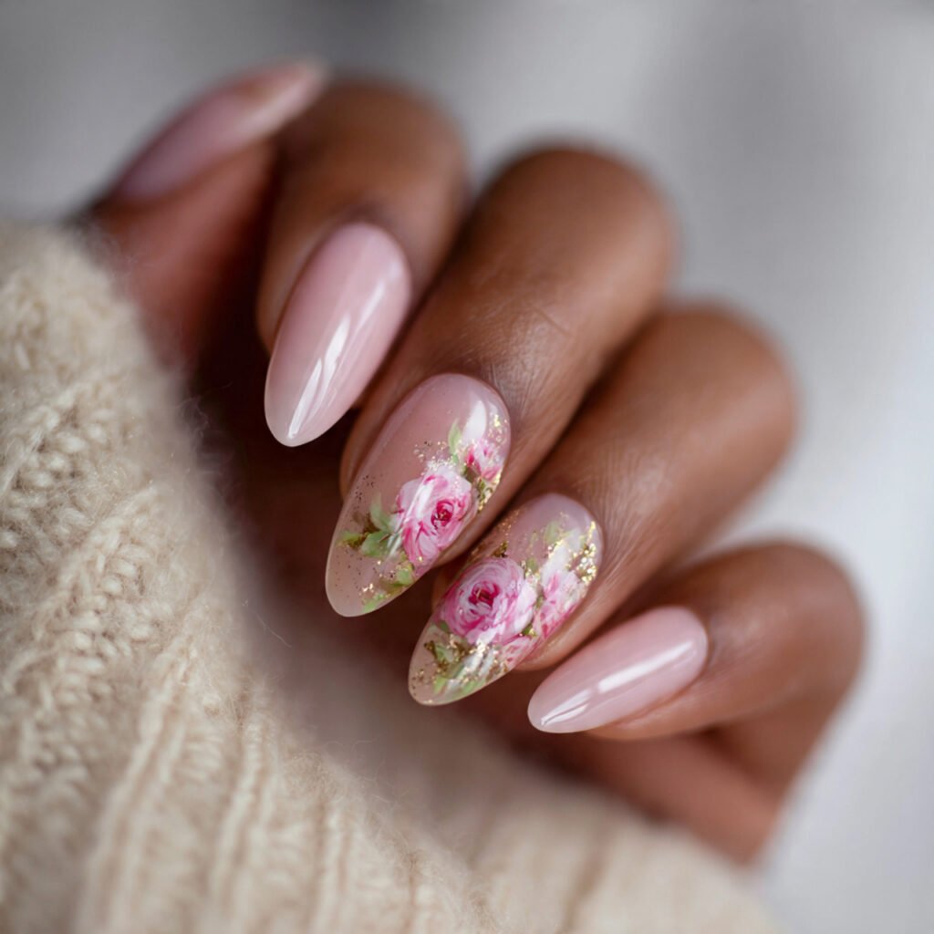 25 Spring Nails 2026 Ideas Flowers From Daisies to Dark Florals 23 Floral Gel Nail Ideas for Spring 2026
