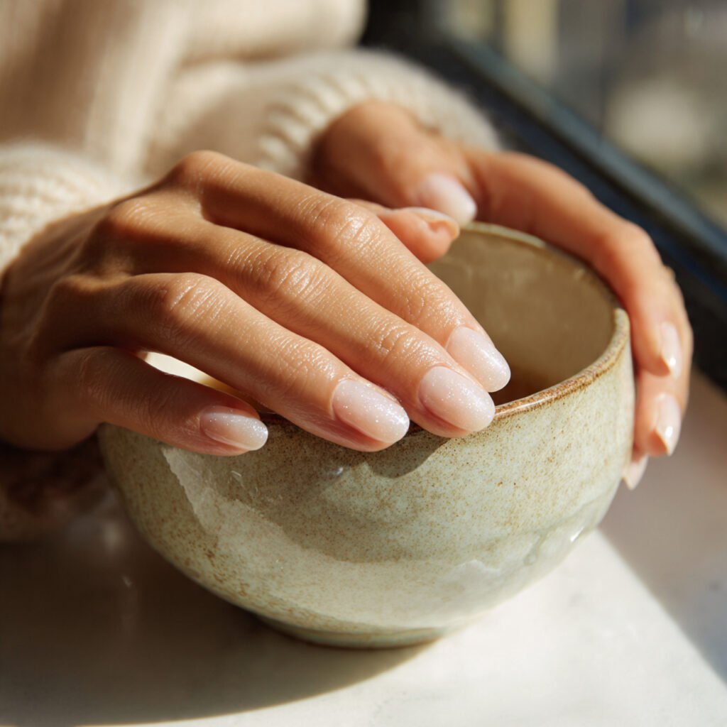 Glazed Gel Nail Ideas for Spring