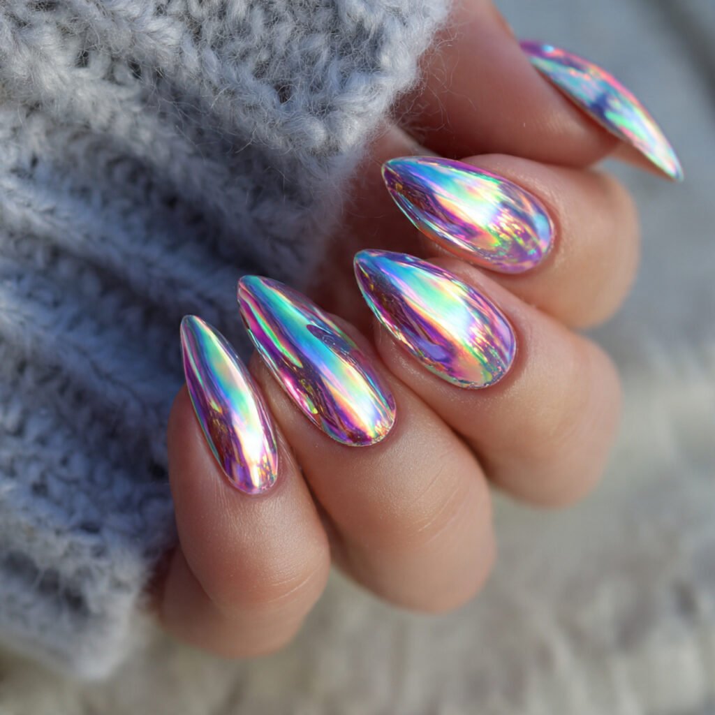 Holographic Nail Ideas