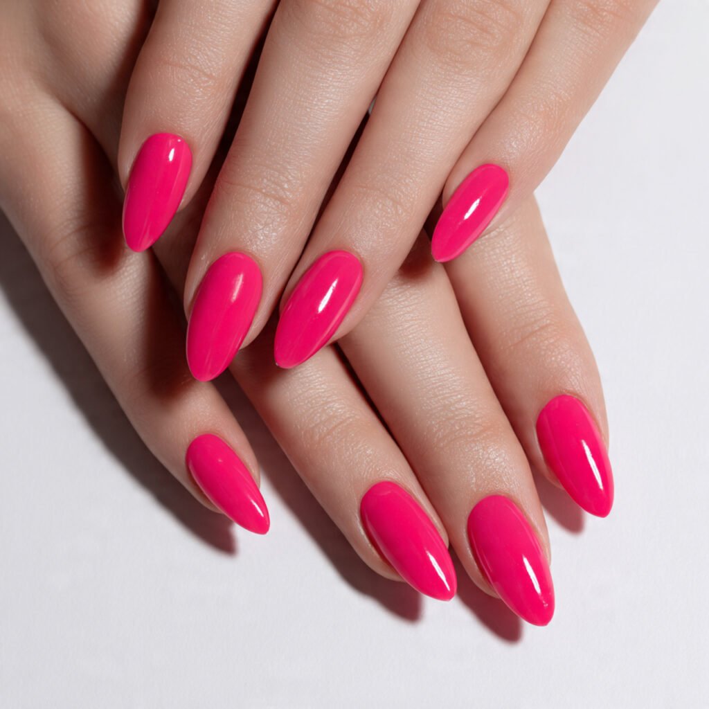 Hot Pink Easter Nail Ideas