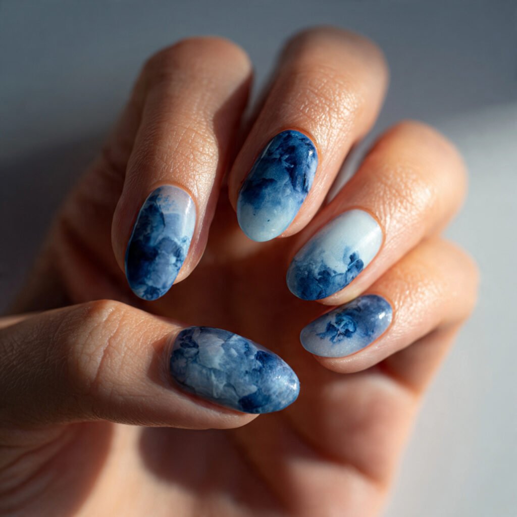 Ink Wash Nails