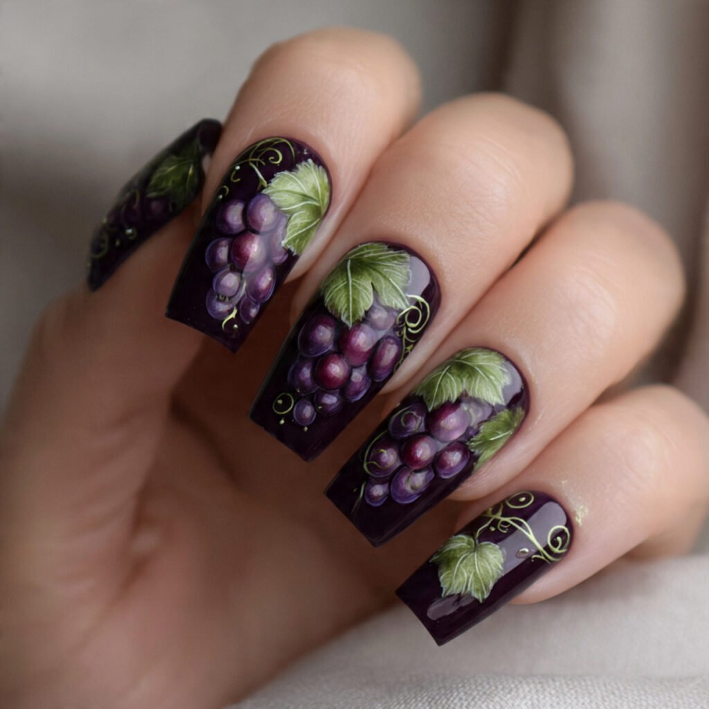 Juicy Grape Cluster Aesthetics