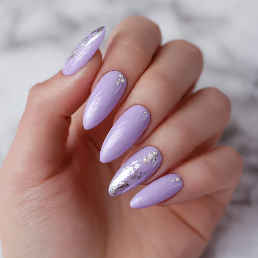 28 Stunning Easter Nail Ideas Pastel Designs You Need to Try Right Now 3 Lavender Pastel Nail Ideas for Easter
