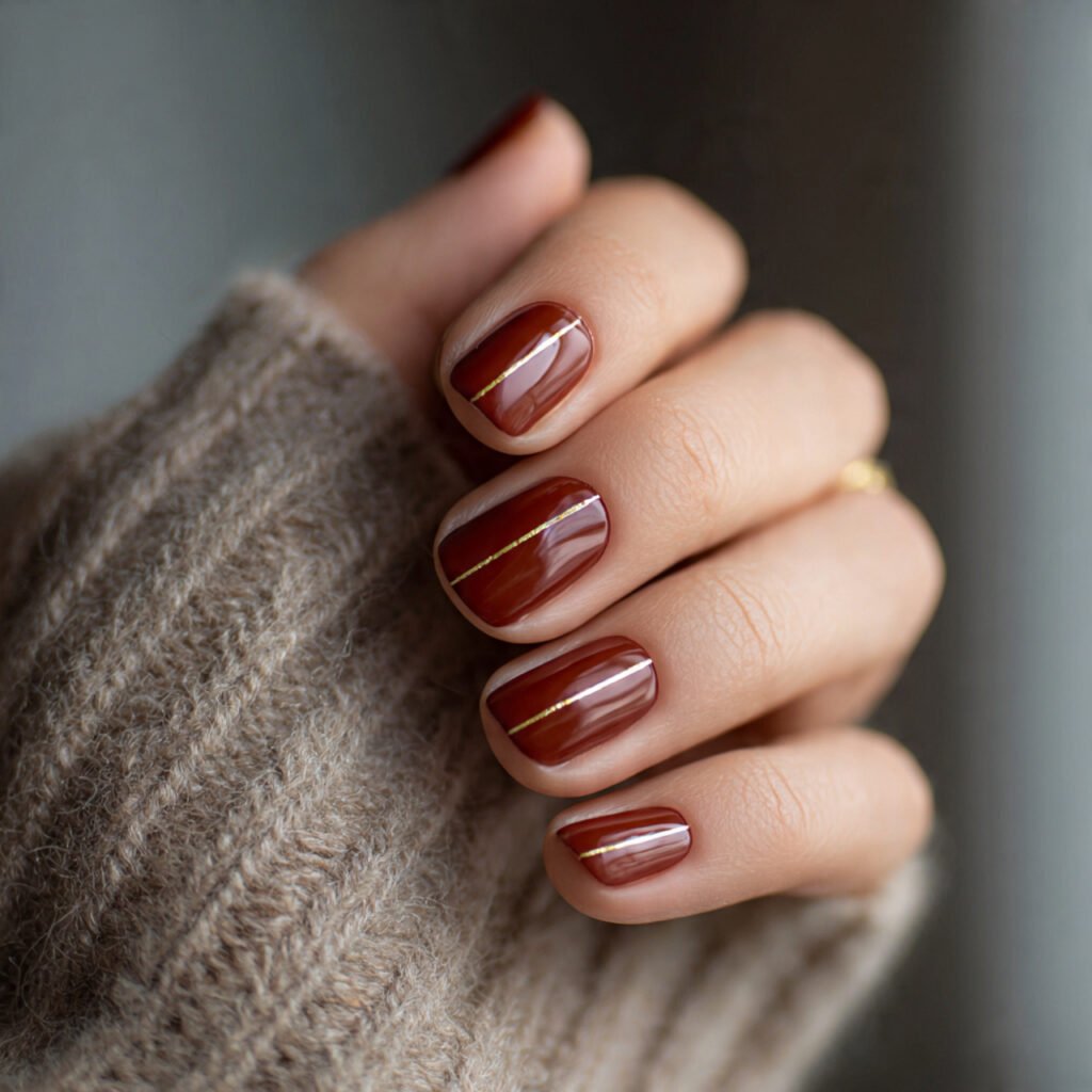 26 Stunning Fall Nail Ideas to Transform Your Look This Season 20 Minimalist Fall Nail Ideas