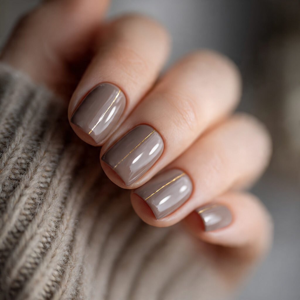 Mushroom Toned Nails