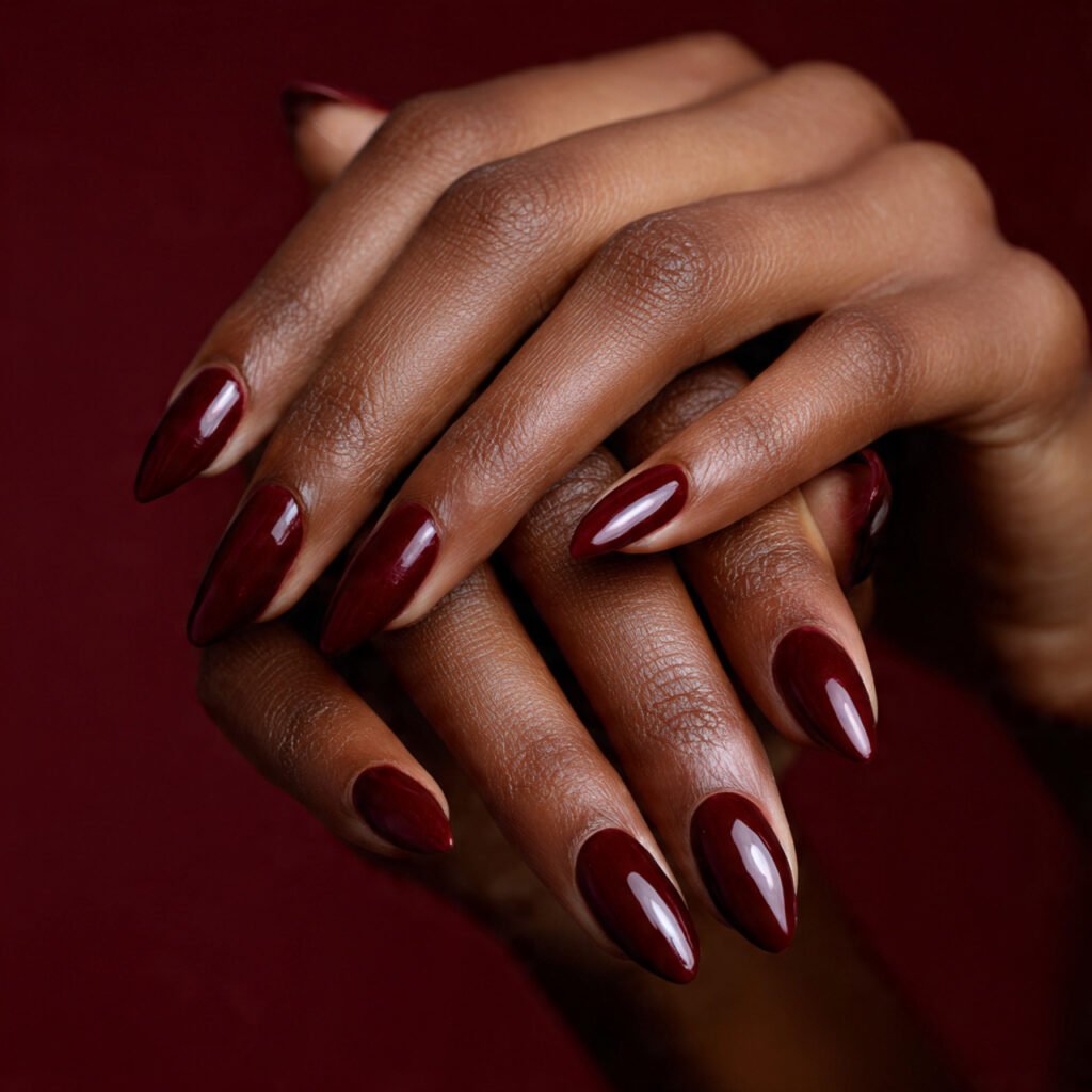 29 Fall Nail Ideas for Black Women From Burgundy to Gold Chrome 23 Oxblood Nail Ideas for Fall