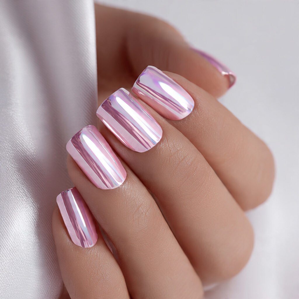 28 Stunning Easter Nail Ideas Pastel Designs You Need to Try Right Now 27 Pastel Chrome Nail Ideas for Spring