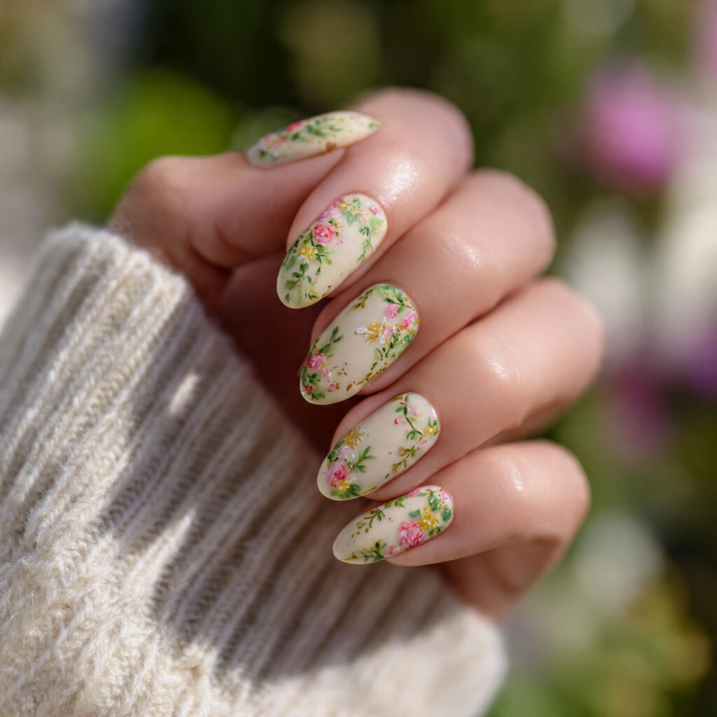 28 Stunning Easter Nail Ideas Pastel Designs You Need to Try Right Now 26 Pastel Garden Nail Ideas for Easter