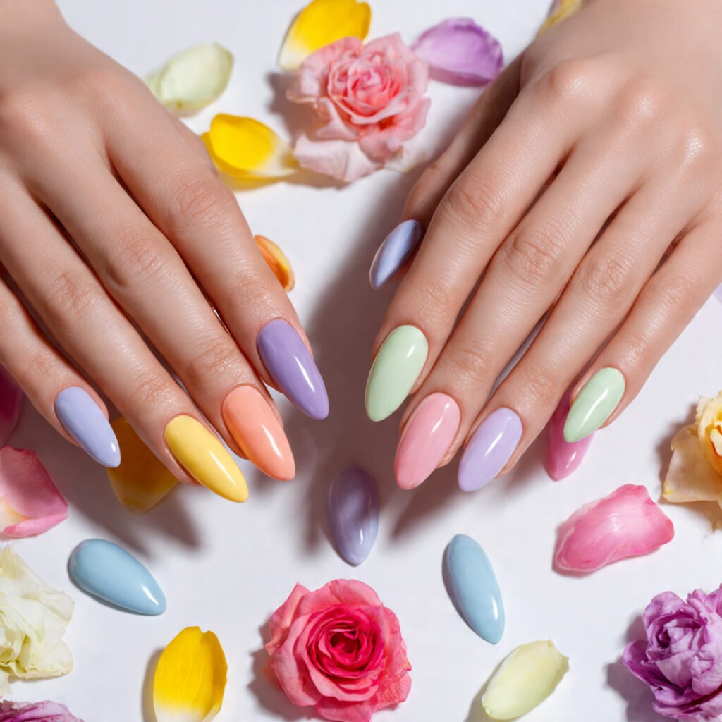Pastel Gel Nail Ideas for Spring
