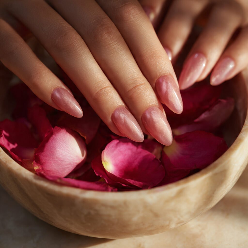 Pink Almond Nail Ideas for Easter