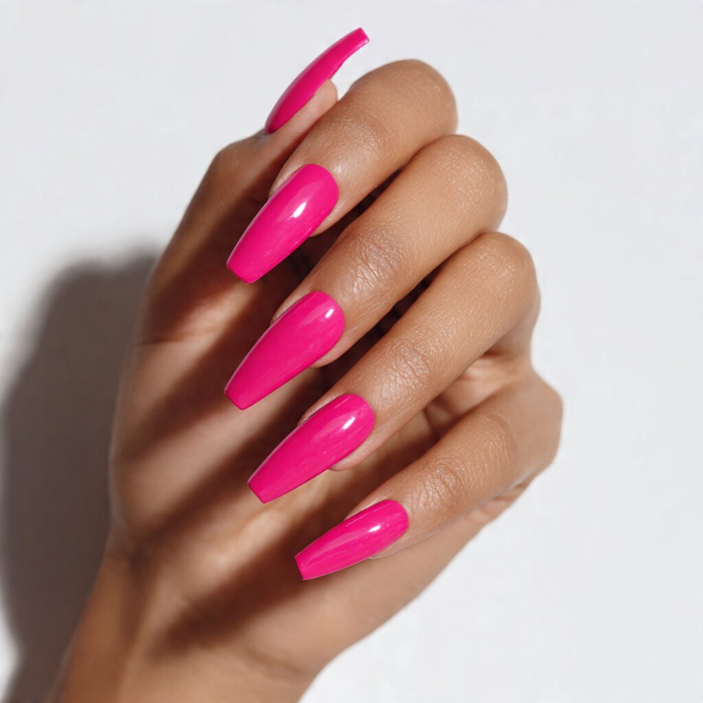 Pink Coffin Nail Ideas for Spring