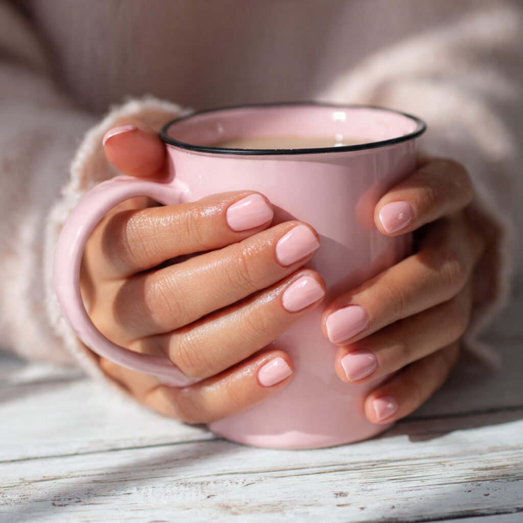 Pink Short Nail Ideas for Easter
