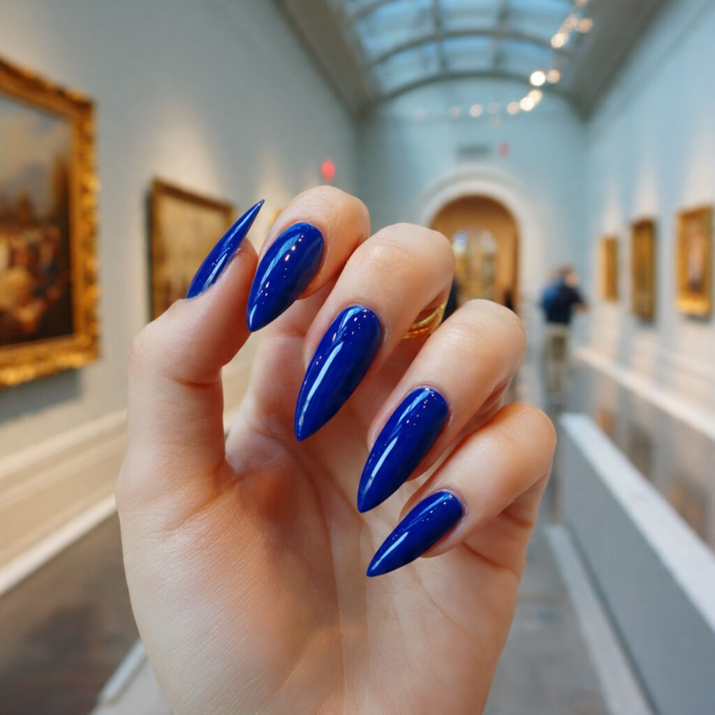 30 Fresh Bright Spring Nails Ideas to Try for a Vibrant Look 31 Bold Ultramarine Blue Statements