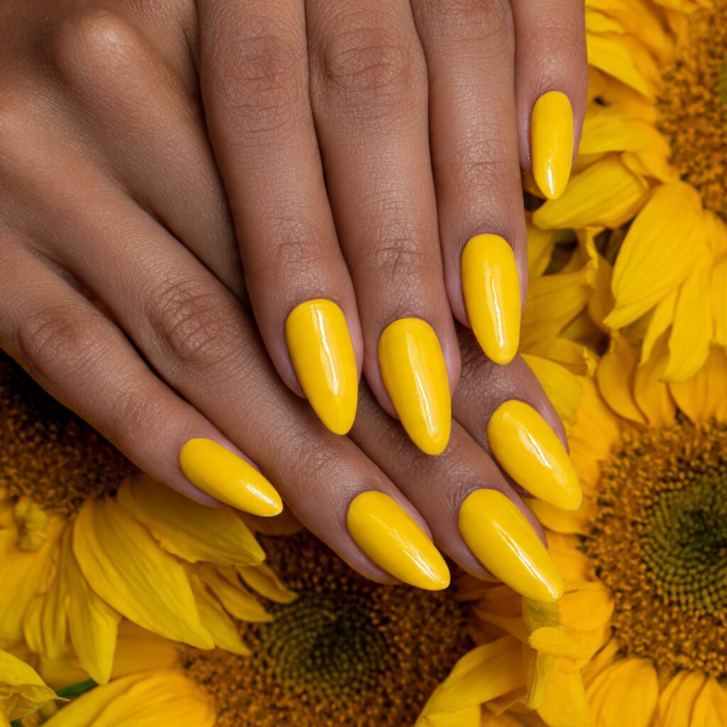 28 Top beach nail ideas: Stunning Designs for Summer 2026 24 Radiant Sunflower Yellow Ideas