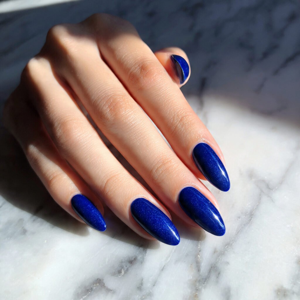Cobalt Blue Statement Look