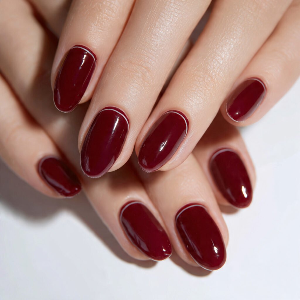 Reverse French Nails