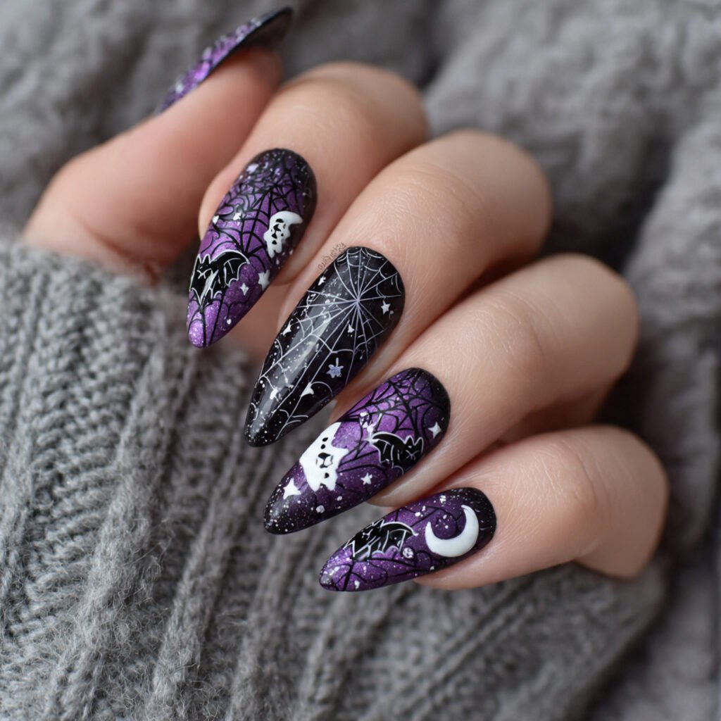 26 Stunning Fall Nail Ideas to Transform Your Look This Season 19 Spooky Halloween Nail Ideas