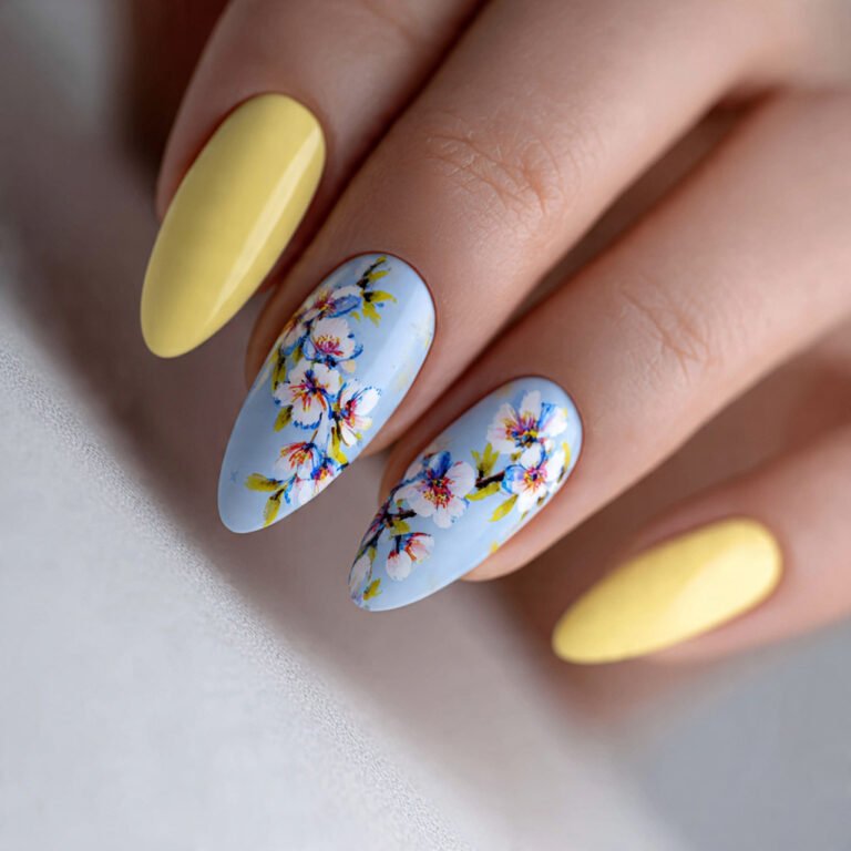 spring nails 2026 ideas flowers