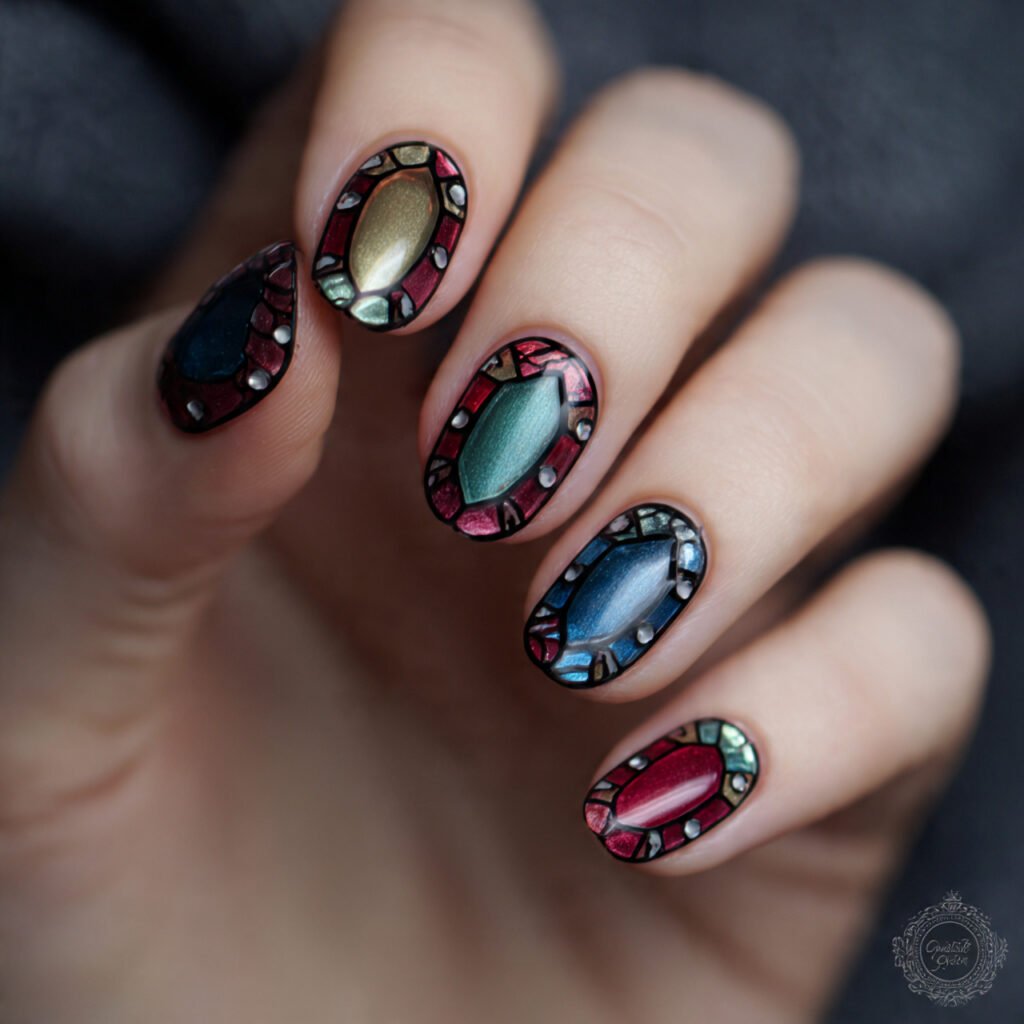 Stained Glass Nails