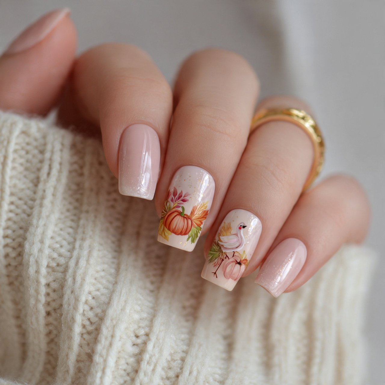 thanksgiving nail ideas