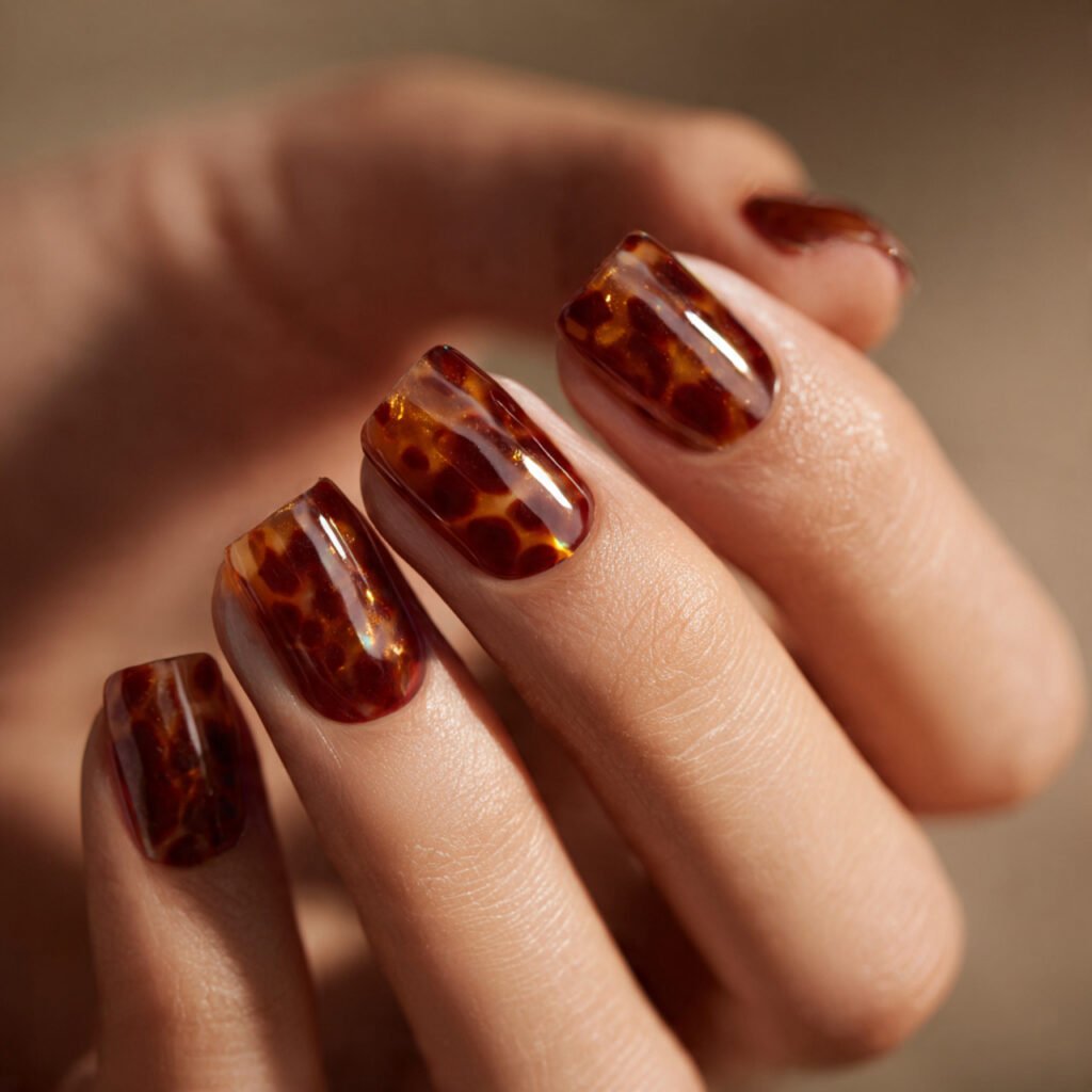Tortoiseshell Nails