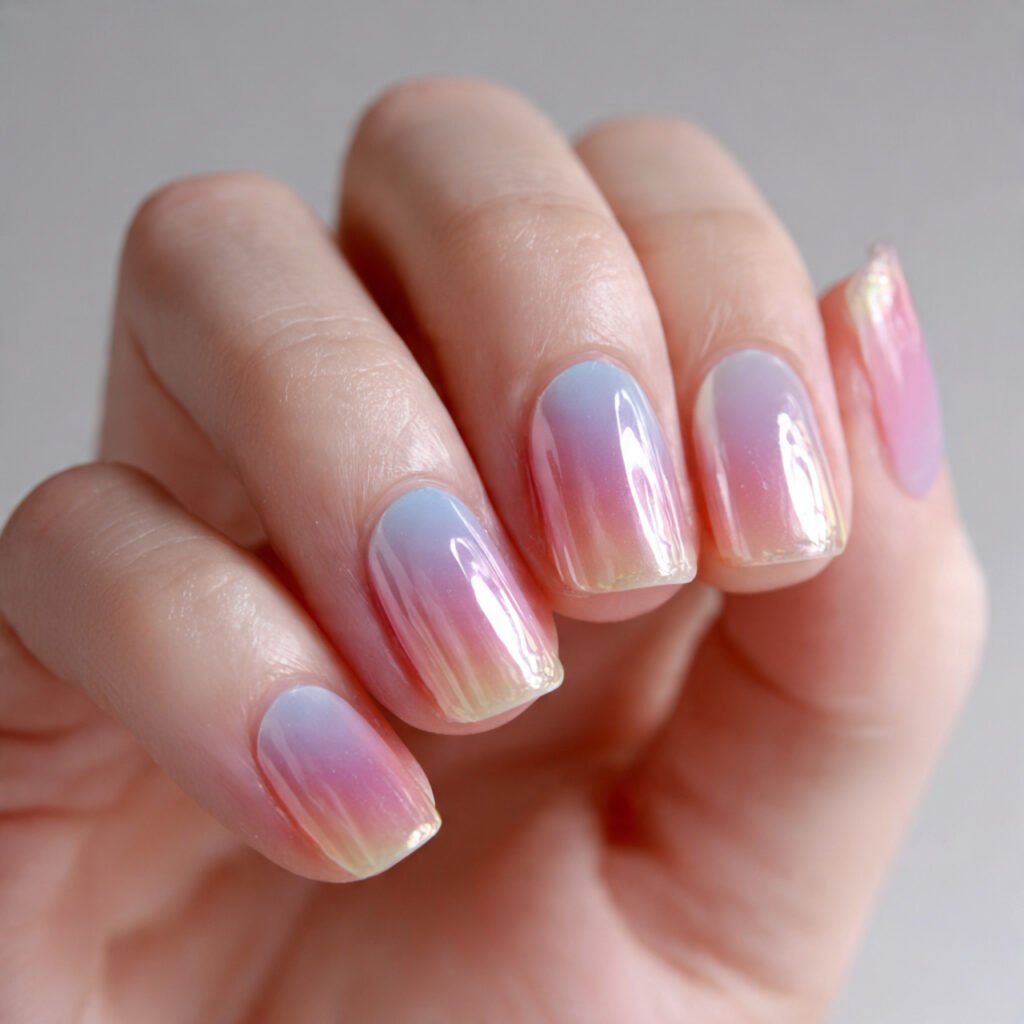 23 Square Nail Ideas You’ll Want to Copy This Season 17 Transparent jelly look design