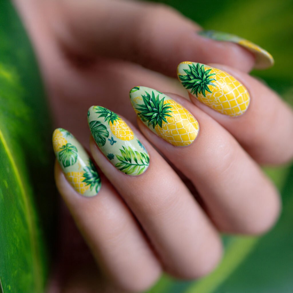 Tropical Pineapple Patterns