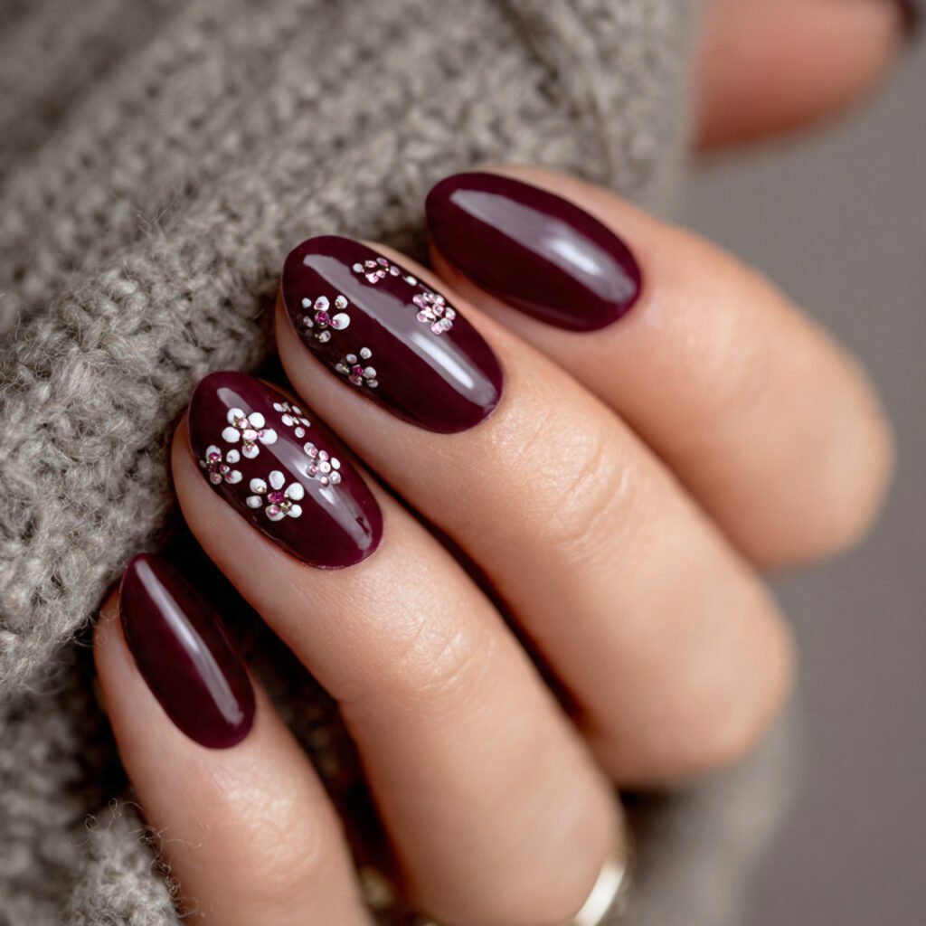 27 Holiday Nail Ideas That Will Make Your Festive Season Shine 9 Winter Berry Nail Ideas