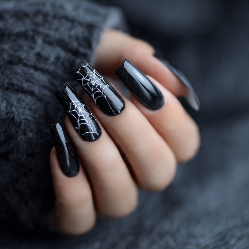 30 Best Halloween Nail Ideas for Every Vibe and Skill Level 2 Coffin Shape Halloween Nails
