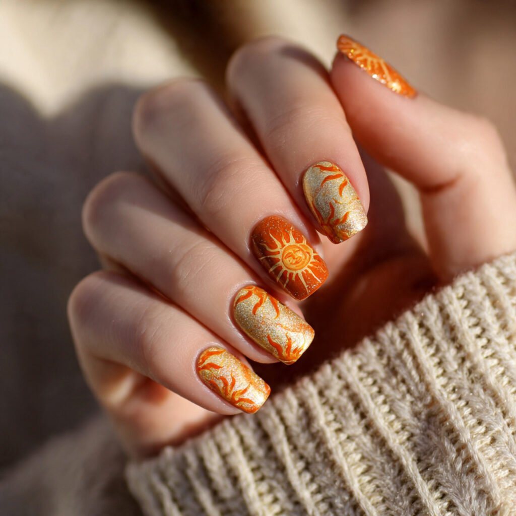 Leo Season Nail Ideas