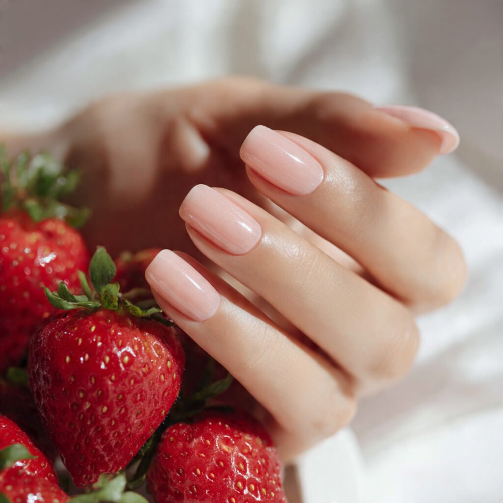 Strawberry Milk Nail Ideas