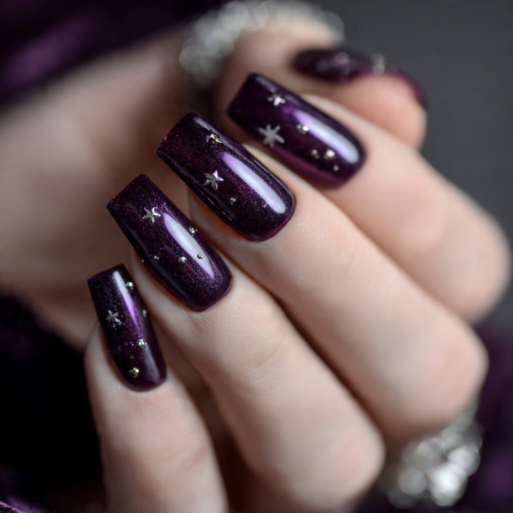 30 Best Halloween Nail Ideas for Every Vibe and Skill Level 13 Dark Purple Halloween Nails