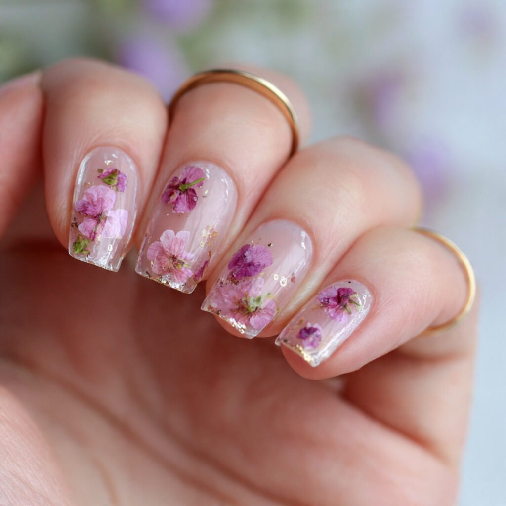 Floral pressed petal ideas