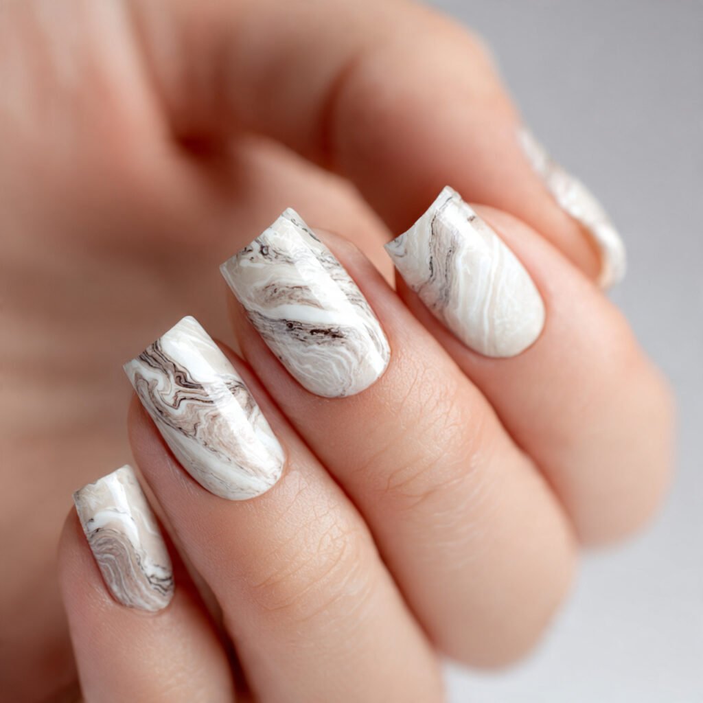 Marble nail ideas