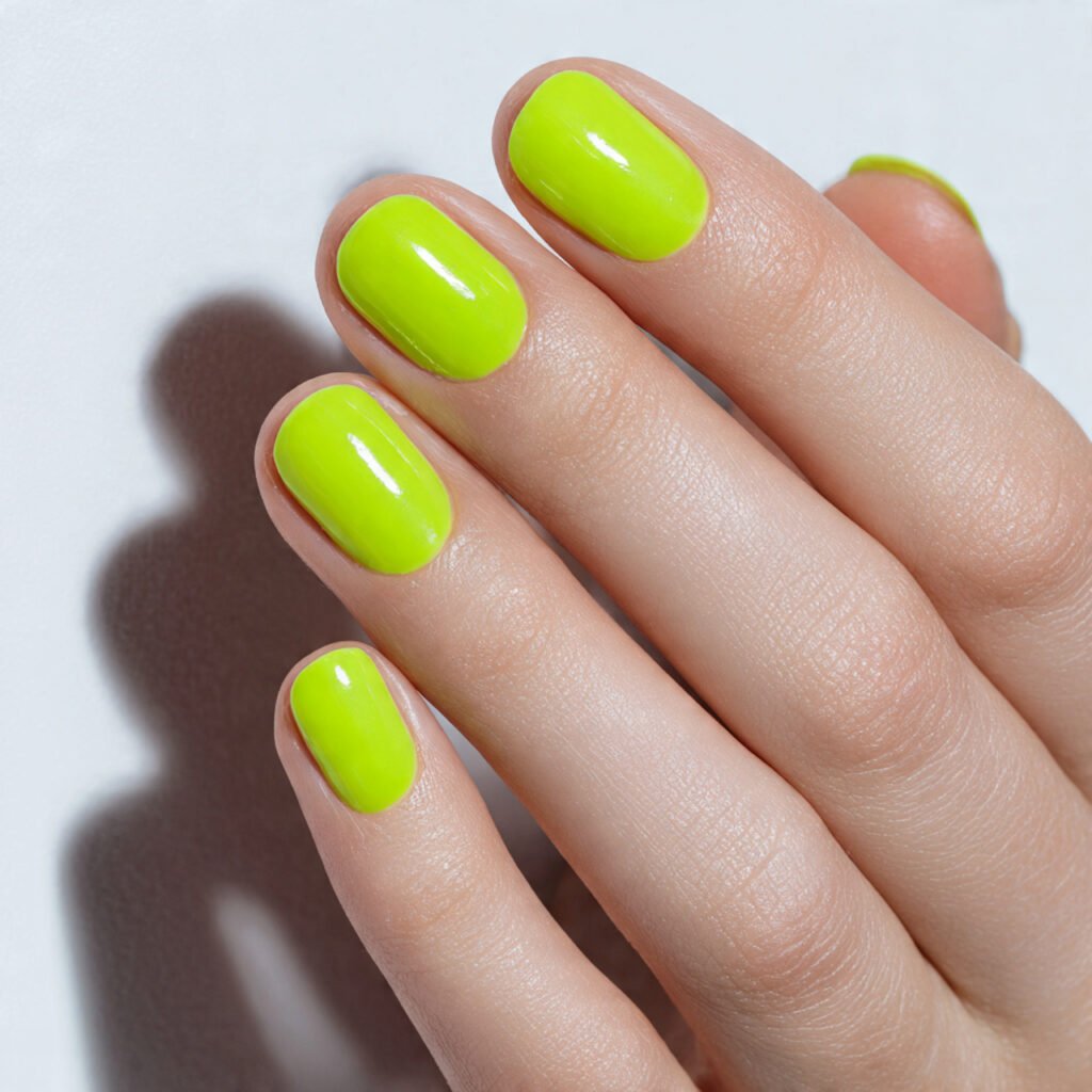 Electric Lime Nail Ideas
