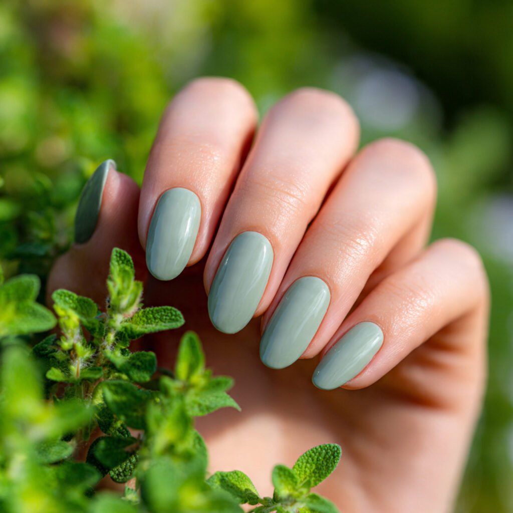 Sage Green Nail Ideas