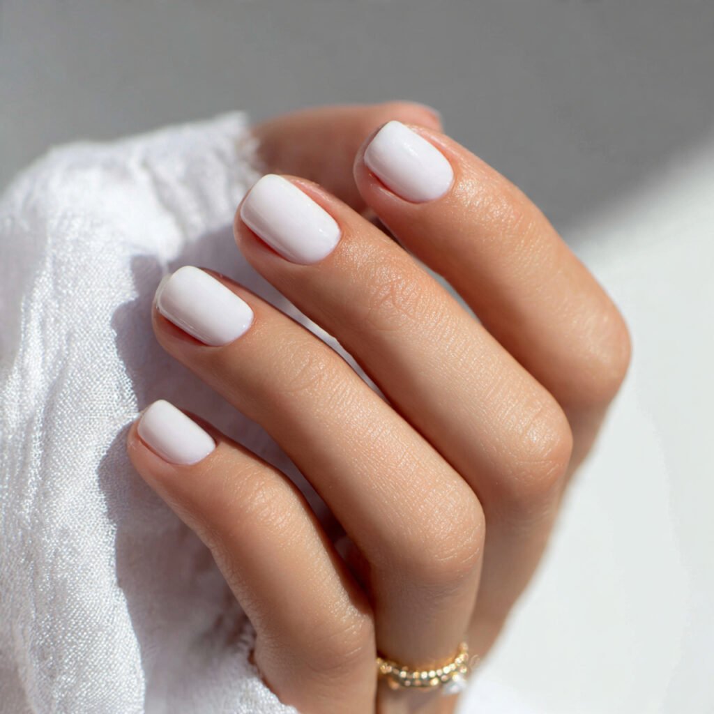 29 Stunning Nails Summer 2026 Ideas for Every Style and Mood 16 Cloud White Nail Ideas