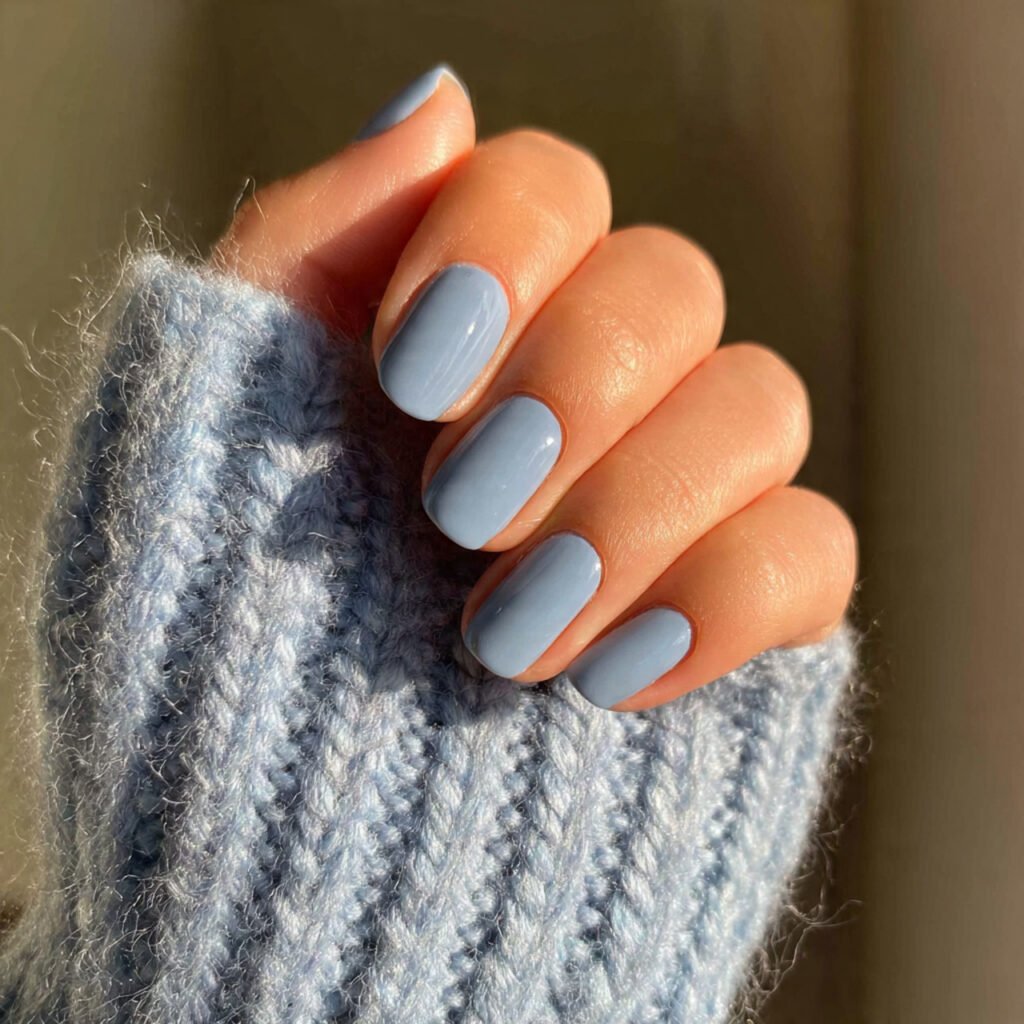 Dusty Blue Nail Ideas
